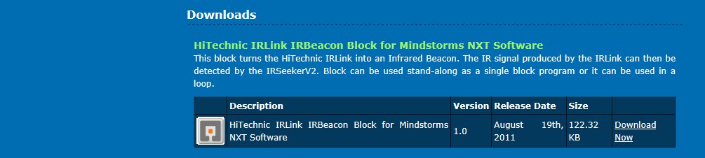 Sensor IRLink de LEGO Mindstorms NXT